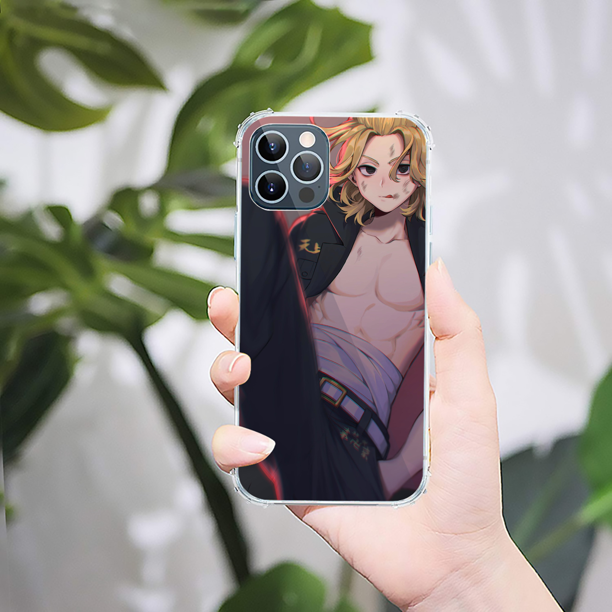 （画像用） 東京リベンジャーズ Tokyo Revengers 【iPhone 12シリーズ対応】透明スマホケース（クリアソフトケース）